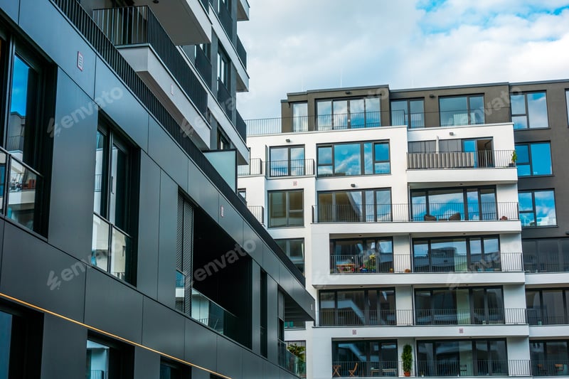 Architektura nowoczesnej inwestycji mieszkaniowej